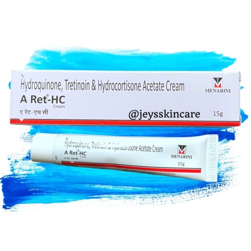 A RET HC Cream (Hydroquinone 2% + Tretinoin 0.05% + Hydrocortisone Acetate 1%) - 15g 